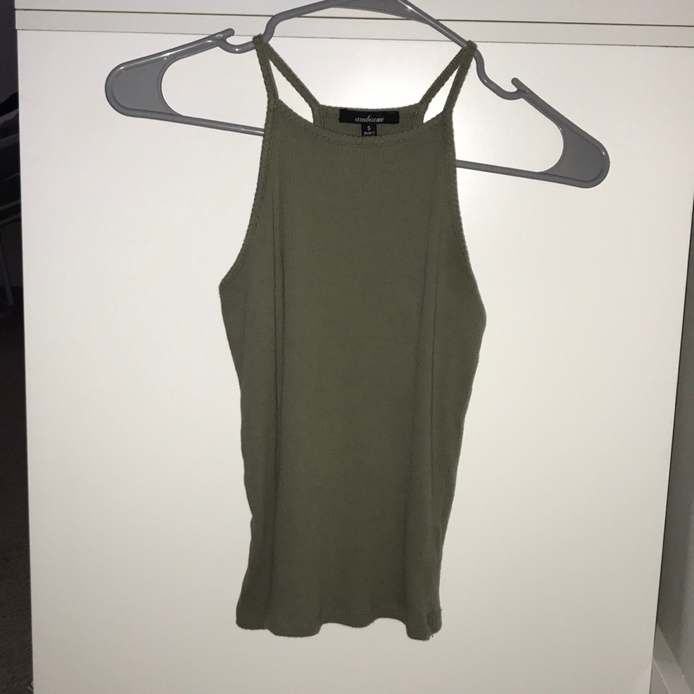 Ambiance Haltered and Ribbed Shirt